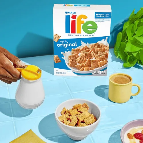 Vista 6 de Quaker Life Breakfast Cereal, Original, 13oz Boxes (3 Pack)