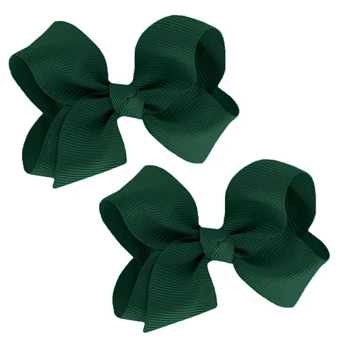 Vista 24 de WD2U - Juego de 2 lazos pequeños de grogrén de 3 pulgadas, pinzas de cocodrilo para bebé (verde manzana)