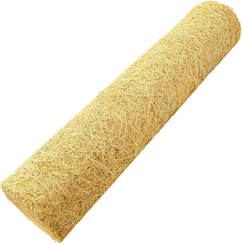 Vista 2 de American Excelsior Curlex - Manta para control de erosión con grapas biodegradables, 2-1/2'x50