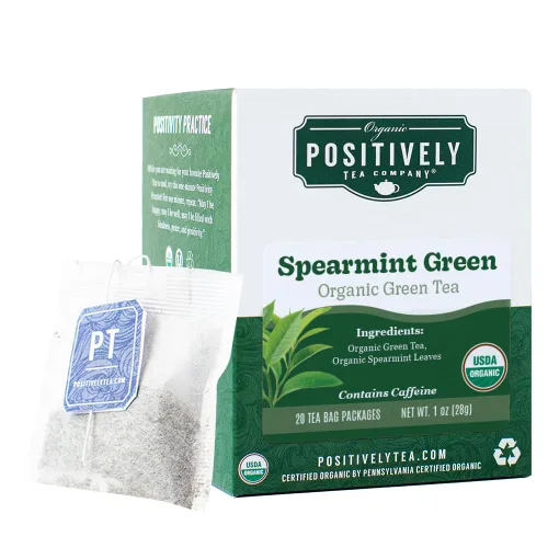 Vista 15 de Bolsas de hojas sueltas para té. Orgánicas por USDA. Positively Tea LLC.