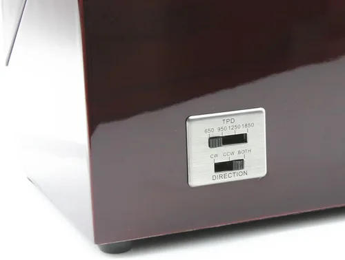 Vista 4 de Heiden Bobinadora de reloj doble de doble alimentación en madera de cerezo, Japonés