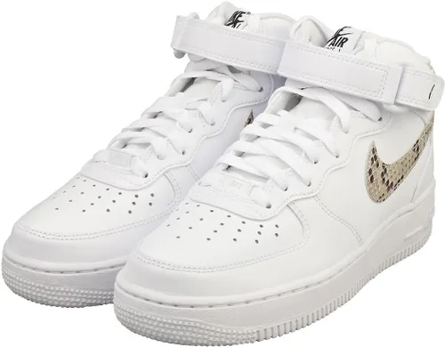 Vista 9 de Nike Air Force 1 Mid '07 Leather White 366731-100 para mujer