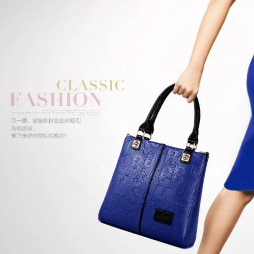 Vista 6 de Bolsos de mano para mujer, bolsos de hombro de piel sintética, bolsos de moda de gran capacidad