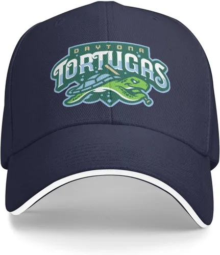 Vista 2 de Daytona Tortugas Sandwich Gorra unisex clásica de béisbol unisex ajustable Casquette Dad Hat