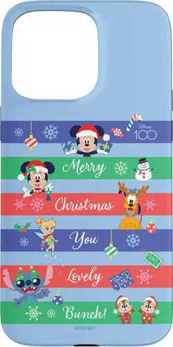 Vista 31 de Funda para iPhone 16 Disney 100 Mickey & Friends Merry Christmas You Lovely Bunch