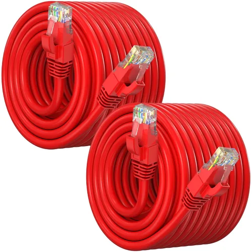 Vista 63 de Maximm Cable Ethernet Cat6, color negro (paquete de 2), cable UTP de 10 Gbps 550 MHz