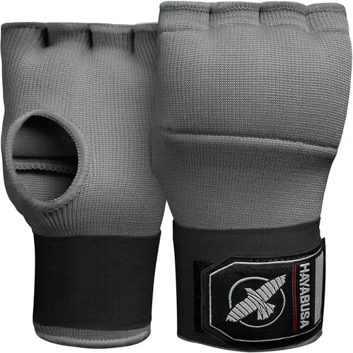 Vista 12 de Hayabusa Guantes de mano de gel rápido para boxeo Negro