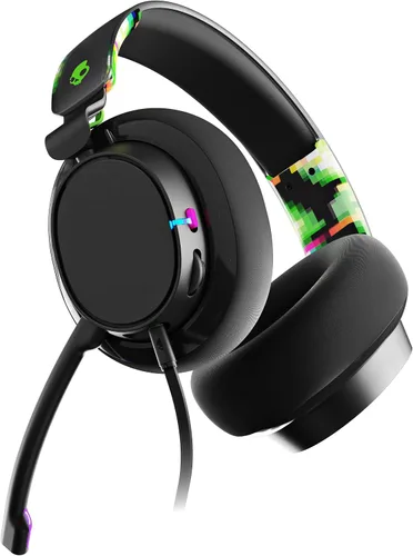 Vista 8 de Skullcandy SLYR Pro Auriculares multiplataforma con cable para juegos, percepción de sonido mejorada, micrófono AI, funciona con Xbox Playstation