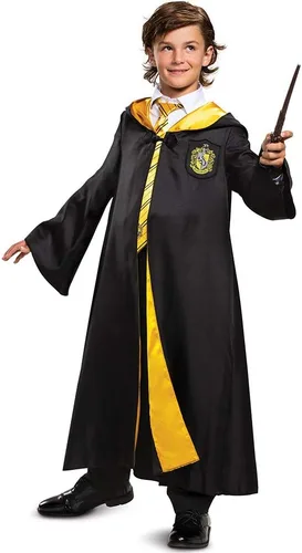 Vista 5 de Bata de Harry Potter, bata oficial de Hogwarts Wizarding World, accesorio de disfraz de lujo para niños