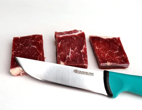 Vista 8 de YOUSUNLONG Cuchillo de carnicero para procesamiento de carne 6 "(152 mm) - Hoja de acero de molibdeno de alto carbono premium - Cuchillo de chef