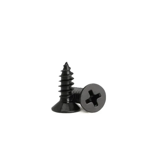 Vista 13 de Tornillos de madera M3 de 1-5/8 pulgadas, tornillos de madera cortos, tornillos pequeños de cabeza plana, tornillos autorroscantes para paneles