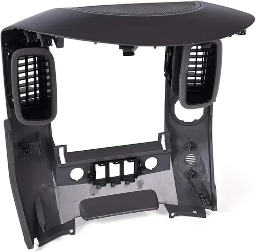 Vista 8 de GRAND ORANGE Bisel de Radio AC del Tablero Central Compatible con Nissan Titan (LE, SE) 2004-2006 / Nissan Armada (LE, SE) 2005-2006 Gris con Bisel