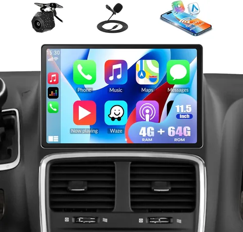 Vista 10 de Radio de coche para Hyundai Santa Fe IX45 2013-2018 inalámbrico CarPlay Android Auto