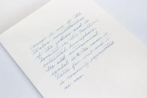 Vista 7 de Colorverse Botella de tinta para pluma estilográfica azul α CNC 2.2 fl oz A base de tintes Serie Project