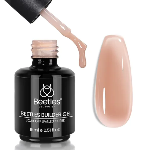Vista 20 de Beetles - Gel constructor para uñas, 8 en 1, 0.51 onzas líquidas, gel de construcción transparente for Strengthening, Thickening & Building