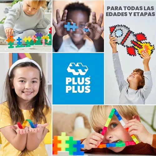Vista 6 de Plus Plus Bunny - Juego de bloques de construcción de rompecabezas 3D, mini piezas entrelazadas, actividades divertidas de vacaciones para niños