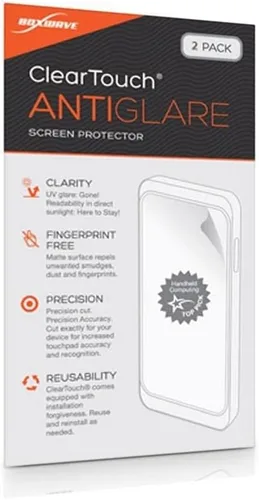 Vista 3 de BoxWave Protector de pantalla compatible con Netgear Nighthawk M6 Pro Mobile Hotspot (MR6500) – ClearTouch antirreflejos (paquete de 2), película