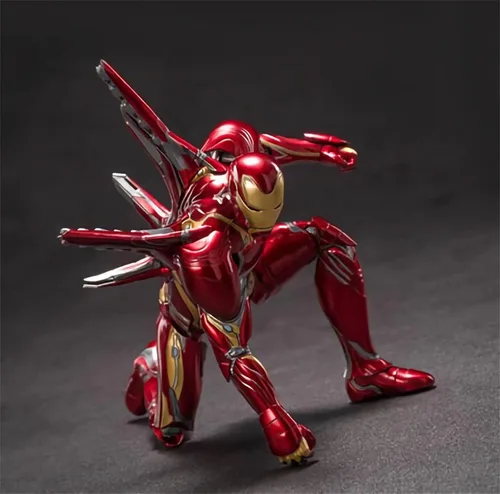 Vista 7 de OVONNI - Figura de acción coleccionable de 7 pulgadas de MK50Ironman (Versión Deluxe), articulaciones completamente móviles, accesorios de múltiples