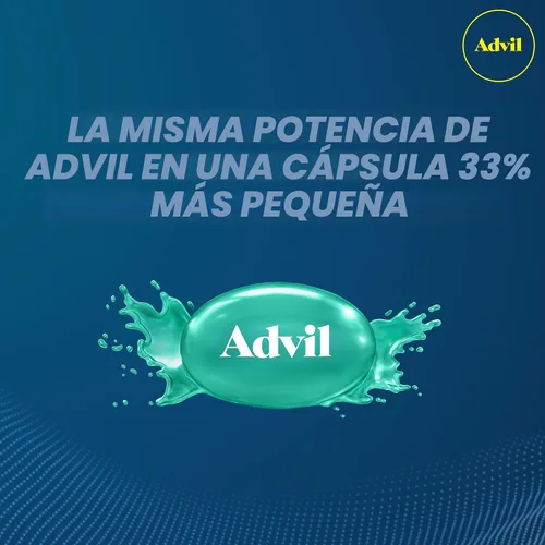 Vista 6 de Advil Liqui-Gels Minis - Analgésico y reductor de fiebre, medicina para el dolor para adultos con ibuprofeno 200 mg para aliviar el dolor, 80