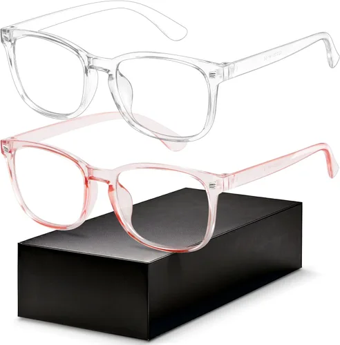 Vista 12 de Gaoye Eyewear Frames for Men - Blue Light Blocking Square Glasses, Anti UV Ray Computer Gaming, Blue Blockers for Women