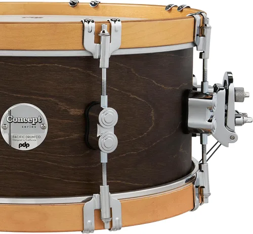 Vista 2 de PDP Concept Classic - Tambor de caja (6.5 x 14 pulgadas), nogal y aros naturales