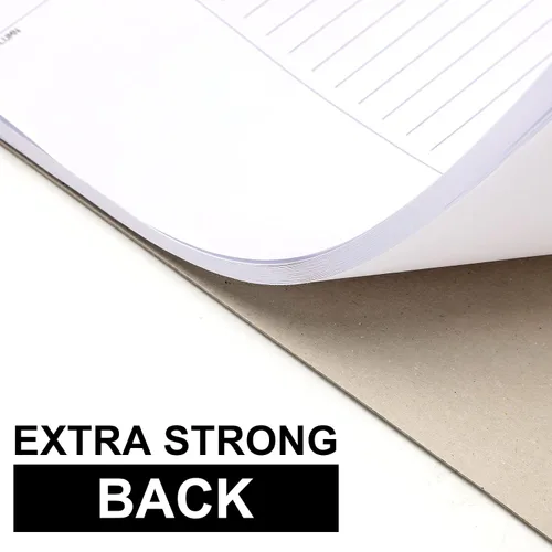 Vista 6 de Outus 4 paquetes de blocs de notas de tamaño legal de 8.5 x 11.75 pulgadas con 50 hojas/bloc, blocs de notas en blanco con renglones de tamaño legal