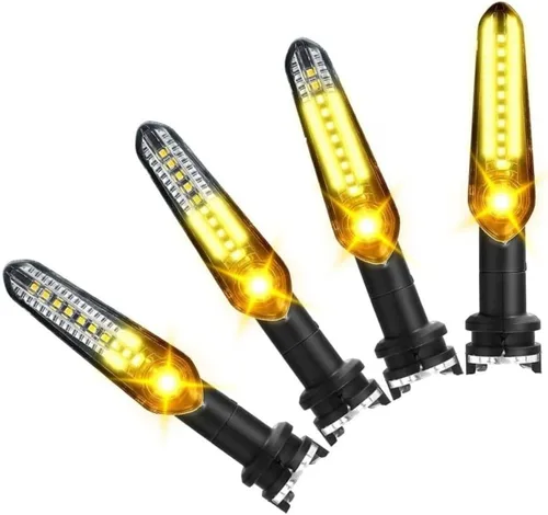 Vista 3 de Generic Motorcycle Turn Signal Light For FZ-8 For Fazer 2010-2016 2pcs Motorcycle Light 12led Motorcycle Running Turn Flashing Indicator Light