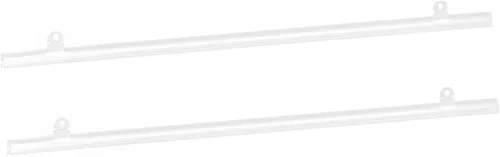 Vista 10 de MECCANIXITY Barra de tiras de PVC para colgar pósteres, 9.8 in, transparente, con clips para póster, mapa, juego de 4