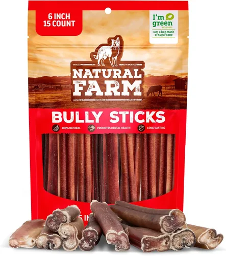 Vista 25 de Natural Farm Golosinas de colágeno trenzadas para perros (30 cm, paquete de 6), palitos de colágeno, golosinas naturales para perros, de larga