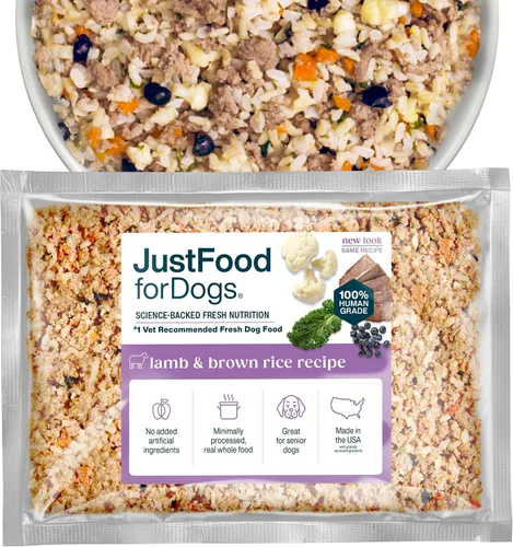 Vista 13 de JustFoodForDogs Comida Congelada Fresca para Perros, Comida Completa o Complemento, Receta de Carne de Res y Papa Russet de Grado Humano, 18 oz