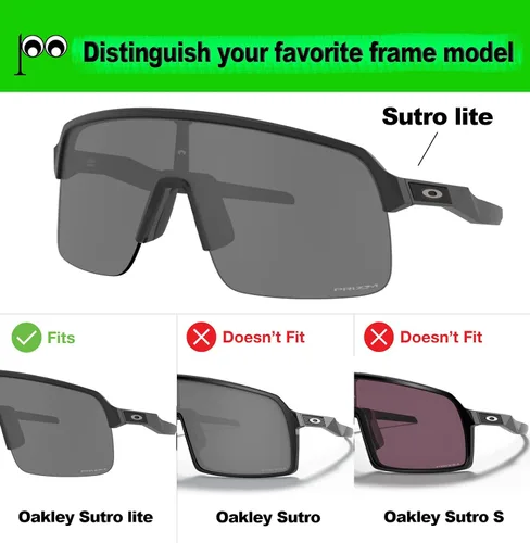 Vista 5 de Lentes polarizadas de repuesto para gafas de sol Oakley Sutro Lite OO9463 - MultiOptions
