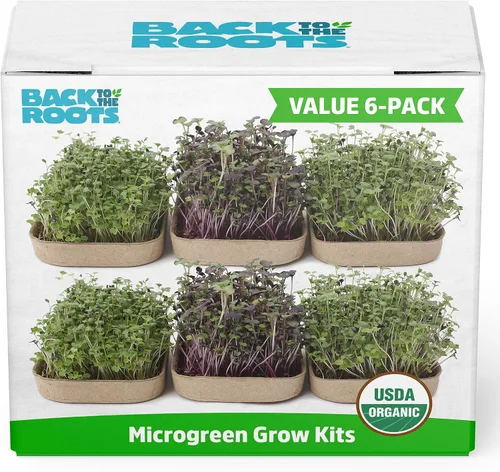 Vista 10 de Back to The Roots Semillas de alfalfa 100% orgánicas 1 libra sin transgénicos Densas en nutrientes, fáciles de cultivar, ricas en fibra