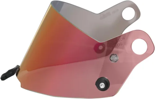 Vista 5 de Visera Rojo Oscuro Iridium ST5