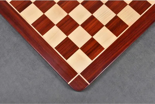 Vista 5 de Tablero de ajedrez de madera con diseño de palisandro y arce de 23" con cuadrado de 2.362 in