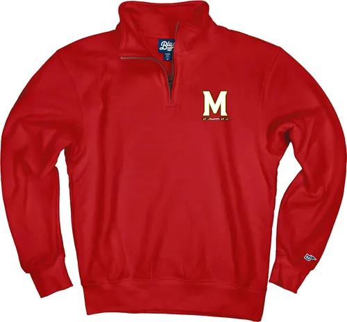 Vista 154 de Blue 84 Sudadera con cremallera de un cuarto para hombre de la NCAA