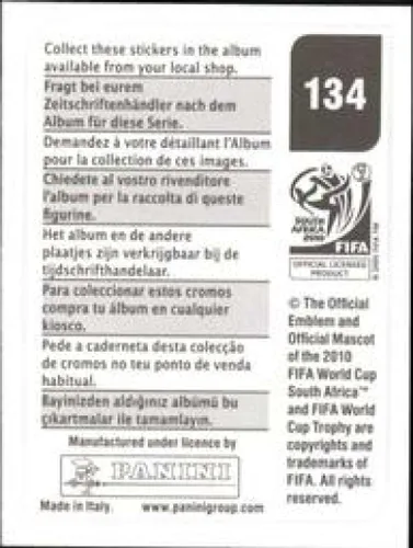 Vista 2 de 2010 Panini FIFA World Cup Stickers #134 Ayila Yussuf Nigeria Official Soccer Album Sticker (2 inch X 1.5 Inch) in Raw Condition (NM or Better)