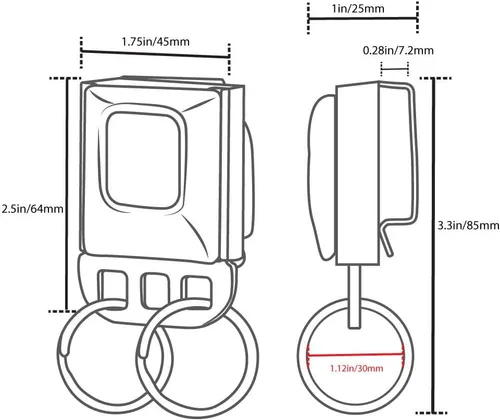Vista 6 de Automotive Seatbelt Buckle Keyholders