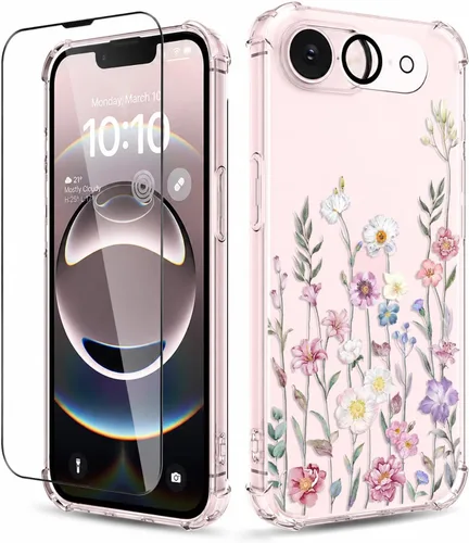 Vista 25 de Funda para iPhone 13 y iPhone 14 (6.1 pulgadas), funda protectora delgada de poliuretano termoplástico suave a prueba de golpes, bonito