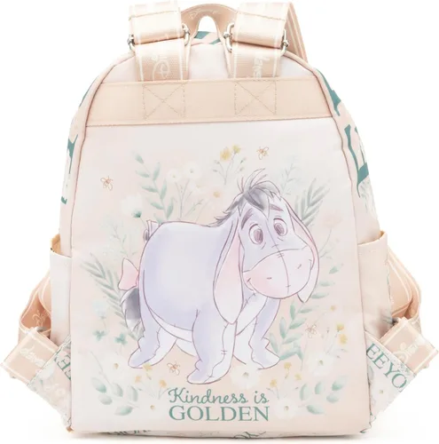 Vista 3 de Winnie the Pooh - Mochila de nailon Eeyore de 13 pulgadas, color beige