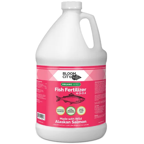 Vista 7 de Bloom City Fertilizante orgánico de pescado silvestre y suplemento vegetal, ideal para raíces y suelo, hecho de salmón sostenible, 1/2 pinta (8 oz)
