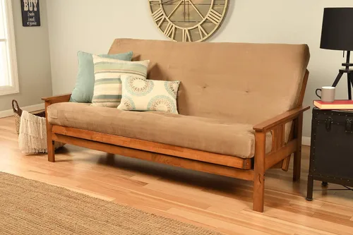 Vista 38 de Kodiak Futons Monterey - Marco de futón con cajones, incluido, color nuez Solo marco