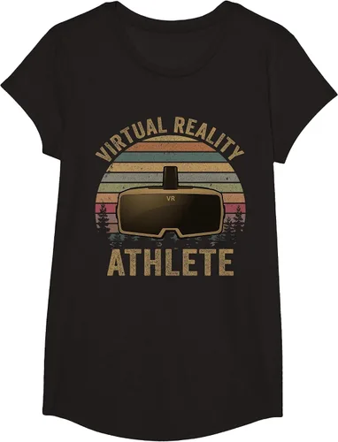 Vista 57 de Virtual Reality Athlete for VR Gamers Camiseta Asphalt Grey