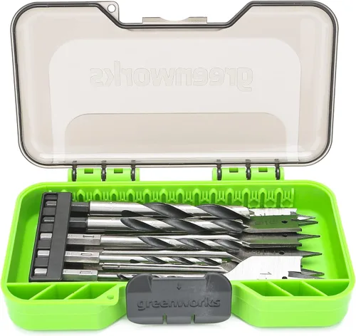Vista 23 de Greenworks - Taladro inalámbrico sin escobillas de 24 V, 400 pulgadas-libras más combo de destornillador de 1950pulgadas-libras, alto par, ligero