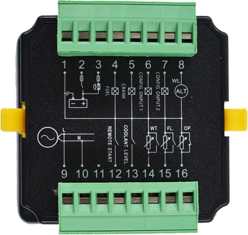 Vista 5 de marddpair Controlador de generador DC20D reemplazo electrónico del panel de control del módulo para motor diesel o generador