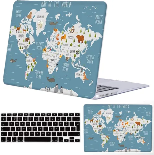 Vista 26 de Funda rígida de plástico para MacBook Air de 15 pulgadas y cubierta Mármol de oro beige