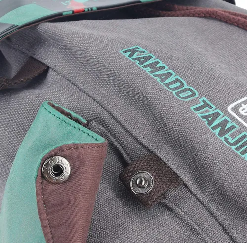 Vista 7 de Roffatide Anime Demon Slayer - Mochila de lona con solapa impresa para laptop