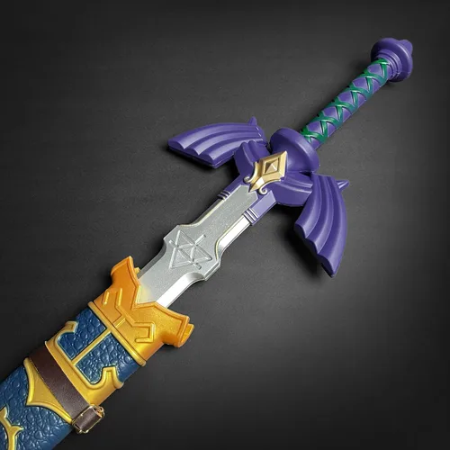 Vista 5 de Espada de espuma Heroic Master de 37 pulgadas con funda de plástico para cosplay, LARP, disfraz de Halloween y exhibición