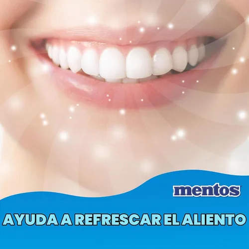 Vista 4 de Mentos Chicle Pure Fresh sin azúcar con xilitol, gaulteria, a granel, botella de 50 piezas (paquete de 6)