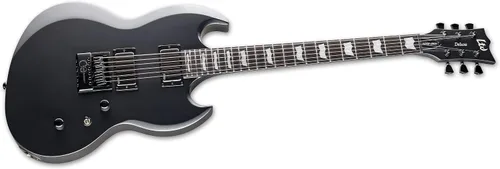 Vista 3 de ESP LTD Viper-1000 EverTune Guitarra Eléctrica - Carbón Metálico Satinado