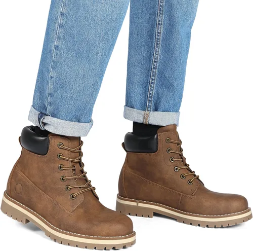Vista 7 de Bruno Marc Botas clásicas de invierno y otoño para hombre, botas de trabajo al aire libre 2.0